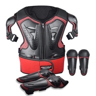 Kit Completo de Proteção Motocross Infantil: Armadura, Joelheiras e Cotoveleiras para Dirt Bike e Ciclismo - imagem 1
