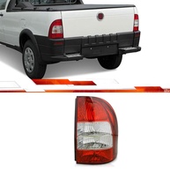 Lanterna Traseira Fiat Strada 2005-2007 Lado Direito Vermelha - Segurança e Estilo - imagem 1