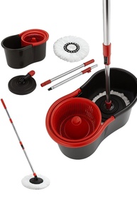 Esfregão Mop Giratório 360° com Balde 8L e Refil Microfibra Lavável - Limpeza Fácil e Sem Esforço - imagem 1