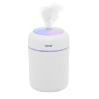 Umidificador de Ar Portátil Wolff 300ml com Luz LED Noturna e USB - imagem 1