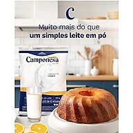 Leite em Pó Integral Camponesa 1kg: Sabor Puro e Nutrição - imagem 2