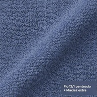 Decolab Jogo de Toalhas Air Light 100% Algodão - Maciez e Absorção Premium (Azul-claro e Azul-marinho, 4 Peças) - imagem 4