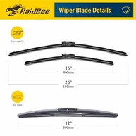 Kit 3 Palhetas Limpador Para-Brisa Subaru Impreza e Crosstrek - Silenciosas e Duráveis - imagem 5