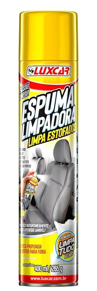 Luxcar Espuma Limpadora Estofados 400ml: Limpeza Profunda e Restauração - imagem 1