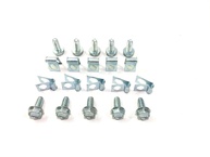 Kit 20 Clipe e Parafuso para Linha de Freio/Combustível 1/10.2cm - Fixação Segura e Durável - imagem 1