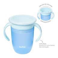 Copo de Treinamento Azul Buba - Seguro, Antivazamento e Livre de BPA - imagem 5