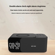 Caixa de Som Bluetooth com Carregador Sem Fio e Luz Noturna - imagem 3