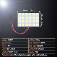 Ilumine Seu Carro com o Painel LED 5050 24SMD: Luz Branca Pura e Instalação Fácil (Kit 4 Peças) - imagem 4