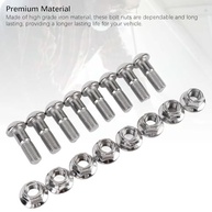 Kit 16 Porcas e Parafusos Roda Dentada Traseira Aramox M10x35mm - Alta Resistência para Sua Moto - imagem 4