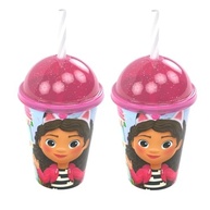Kit 10 Copos e Canudos A Casa Mágica da Gabby - Festa Infantil Divertida - imagem 5