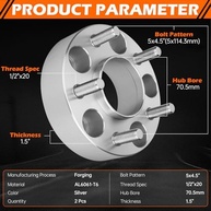 Espaçadores de Roda Forjados 5x114.3mm 5x4.5" 70.5mm Hubcentric - Ford Mustang, Explorer, Ranger e Mais - imagem 3