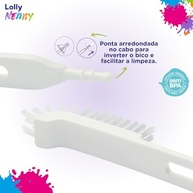 Escova de Limpeza Lolly para Mamadeira e Bico - Design Ergonômico e Seguro - imagem 4