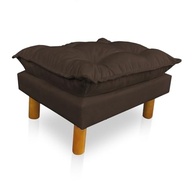 Poltrona de Amamentação com Puff - Conforto e Estilo para Mamães (Marrom) - imagem 4