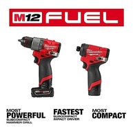 Kit Milwaukee M12 FUEL: Martelo Furadeira e Chave de Impacto Sem Fio - Potência e Versatilidade - imagem 4