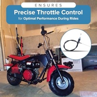 Cabo Acelerador Alvey para Mini Bicicletas Motovox MBX10 e MBX11 - Desempenho e Durabilidade - imagem 4