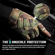 Luvas Táticas Meio Dedo: Performance e Proteção para Aventura e Motociclismo - imagem 5