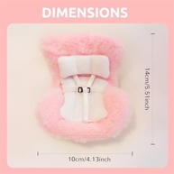 e-mesa-cinto-a-rosa-assento-decoracao-clip-carro-mini-fofo-ventilacao-labubu-seguranca-a