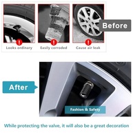 Tampas de Válvula de Pneu Premium para Ford Mustang - Proteção e Estilo em Metal Preto (4 Peças) - imagem 5