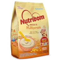 Nutribom Mingau Multicereais 180G - Feito Com Trigo Milho Arroz E Aveia Fonte De Ferro Zinco E Vitaminas - imagem 2