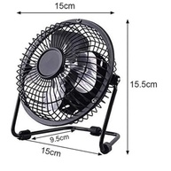 Mini Ventilador USB Portátil 360° com Design Metálico - Silencioso e Compacto para Casa, Escritório e Viagens - imagem 4