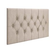 Cabeceira Capitonê para Cama Box Solteiro 90x56cm em Suede Areia - Design Moderno e Fácil Instalação - imagem 1