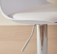Banqueta Alta Giratória com Encosto e Regulagem de Altura Conthey - Design Moderno e Conforto Premium - imagem 5