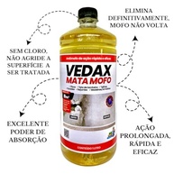 Kit 2 Mata Mofo Vedax 1L - Elimine Bolor e Mofo de Forma Eficiente e Segura - imagem 5