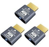 Woieyeks: Pacote com 3 Plugues Falsos HDMI 4K HDR para Monitor Virtual e Tela Headless - imagem 2