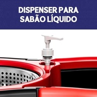 Mop Giratório com Cesto em Inox - Limpeza Eficiente e Higiênica - imagem 5