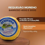 Requeijão Moreno Barroso 400g e 800g - Autêntico Requeijão de Coluna/MG, Sabor Caseiro, Perfeito para Café da Manhã, Lanches e Pratos Gourmet, Produto Artesanal Mineiro, Textura Cremosa e Irresistível” - imagem 2