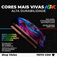 Quadro Decorativo Leão Motivacional - Fé e Gratidão para Sala e Quarto - imagem 5