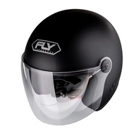 Capacete Moto Fly F-17 Aberto Preto Fosco: Estilo e Segurança para Você! - imagem 3