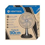 Ventisol Ventilador de Mesa 30cm com Motor Turbo e 6 Pás - Oscilação Automática e Design Premium - imagem 3