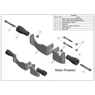 Protetor de Motor Slider Dianteiro Honda CB 300R (2010-2016) - Segurança e Estilo - imagem 4