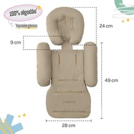 Ninho Redutor Yogi Baby Desert Sand: Conforto e Segurança Multifuncional para seu Bebê - imagem 4