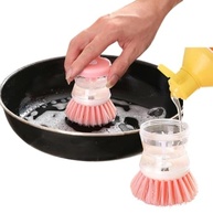 Escova de Limpeza com Dispenser para Detergente - Multiuso para Cozinha e Banheiro - imagem 5
