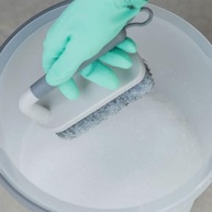 Escova Multiuso Bege Flow - Cerdas Macias e Cabo Ergonômico para Limpeza Eficiente - imagem 5