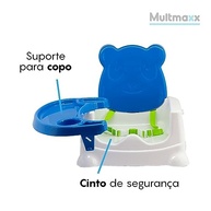 Cadeira Booster Multmaxx para Bebê - Segurança e Conforto na Alimentação (Azul) - imagem 5
