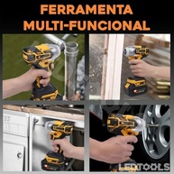 Chave de Impacto e Parafusadeira 48V Brushless Nakasaki: Potência Profissional para Seus Projetos - imagem 4