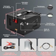 Compressor PCP Netpeato 300 Bar 12V/110V - Potência e Portabilidade para Seus Projetos - imagem 3