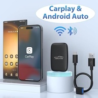 Adaptador CarPlay e Android Auto 3 em 1 Sem Fio 2025: Netflix, YouTube e Mais no seu Carro! - imagem 3