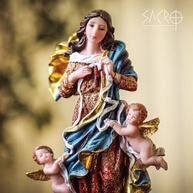 Imagem Nossa Senhora Desatadora dos Nós 30cm em Resina - Peça Sagrada para Bênçãos e Proteção - imagem 4