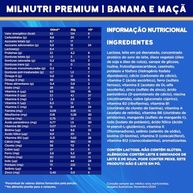 Milnutri Premium Banana e Maçã, Composto Lácteo Infantil, Ômega 3, Rico em Ferro, Vitamina C e Cálcio, 760g - imagem 3