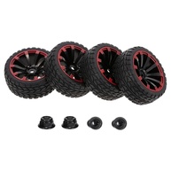 Kit 4 Pneus de Borracha 1/10 On-Road: Performance e Durabilidade para seu RC - imagem 1