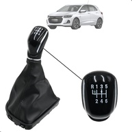 Kit Bola Câmbio Manopla e Coifa Onix Plus Novo Onix 2020-2023 6 Marchas - imagem 1