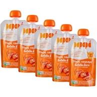 Kit 5 Papinha Orgânica Maçã, Cenoura e Batata Doce 100g - Papapá - imagem 2