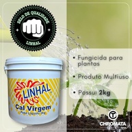 Cal Virgem Agrícola Culinário Linhal Original 2kg Não É 1kg - imagem 5
