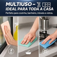 Kit 50 Panos Perfex Multiuso Laváveis - Alta Absorção e Secagem Rápida para Cozinha, Banheiro e Vidros - imagem 5