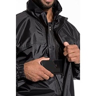 Conjunto Impermeável Nylon Luxo Pantaneiro Preto - Proteção e Conforto Tamanho G - imagem 3