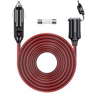 Cabo Extensor Isqueiro 12V/24V 3m RWUJILONG com LED - Potência e Segurança para Seu Veículo - imagem 2